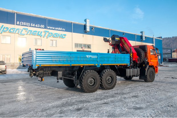 Бортовой с КМУ ИМ-320 УСТ 5453 Камаз 43118