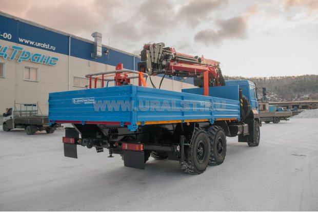 Бортовой с КМУ ИТ-200 (тросовый) Урал 4320-4972-82Е5