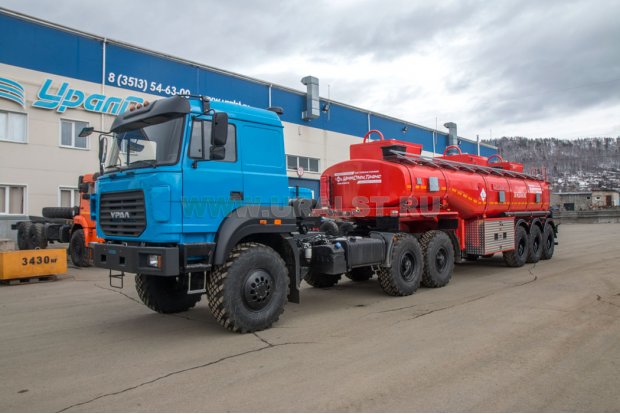 Полуприцеп цистерна ППЦ 26-31-3НУ УСТ 9465К рамная, насос, УВТ