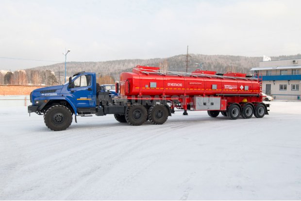 Полуприцеп цистерна ППЦ 30П-31-3НУ УСТ 9465 прямая рама, насос, УВТ