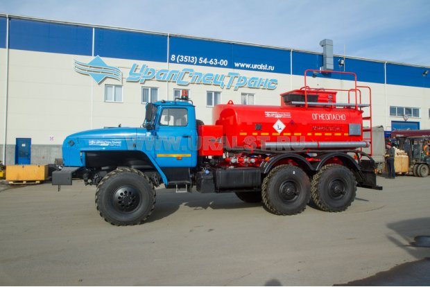 Автотопливозаправщик АТЗ-9Б УСТ 5453 Урал 5557-1151-60 доработка под ДОПОГ