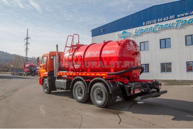 Автоцистерна вакуумная коммунальная МВ-10 КО УСТ 5453L4 Камаз 65115-48(А5)