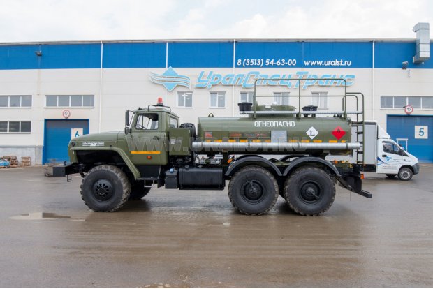 Автотопливозаправщик АТЗ-7,5Б УСТ 5453 Урал 5557-1151-60 доработка под ДОПОГ