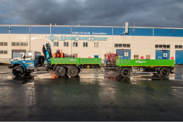 Автомобиль бортовой с КМУ ИМ-240 УСТ 5453 Урал NEXT 4320-72Е5Г38