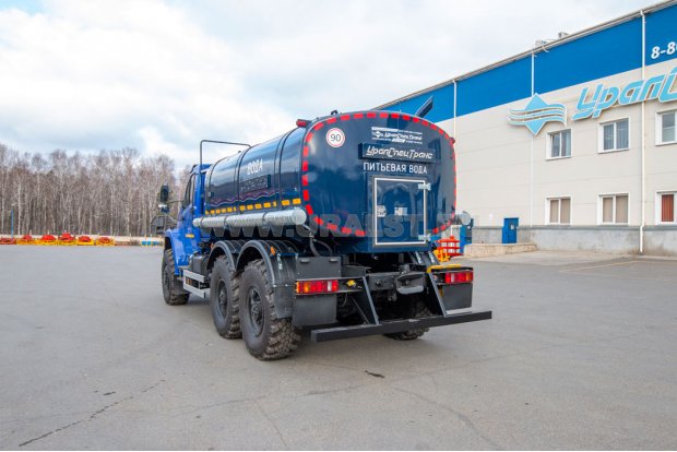 Автоцистерна для воды АЦПТ-8НО УСТ 5453 Урал NEXT 5557-6151-72