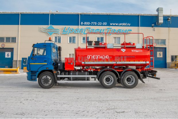 Автотопливозаправщик АТЗ-11-2Б УСТ 5453 Камаз 65115-48 доработка под ДОПОГ