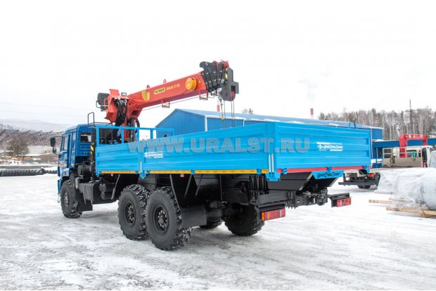 Бортовой с КМУ ИТ-150 (тросовый) УСТ 5453 Камаз 43118