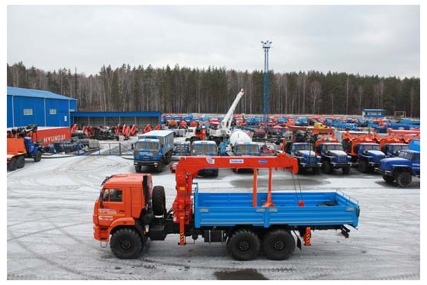 Бортовой автомобиль с КМУ KS-1256G-II УСТ 54531 Камаз 43118-76RR сп. м.