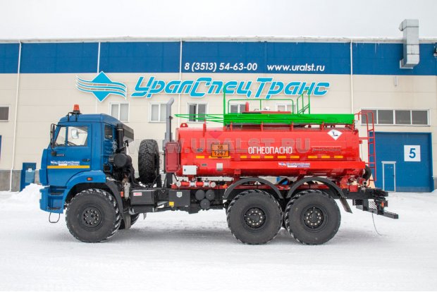 Автоцистерна АЦН-10 УСТ-5453 на шасси Камаз 43118-46