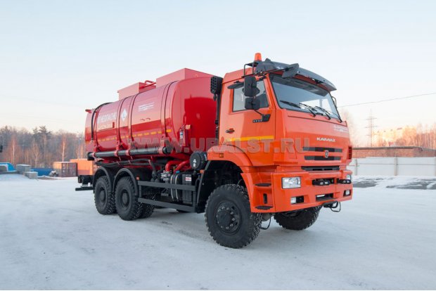 Автотопливозаправщик АТЗ-20 УСТ 54533Z Камаз 6522-53 доработка под ДОПОГ