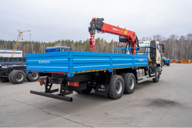 Бортовой автомобиль, УСТ 5453, с КМУ ИТ-150 УСТ 5453 FAW 3250 (6Х6)