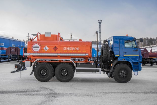 Автоцистерна для нефти АЦН-10 Камаз 43118 под ДОПОГ