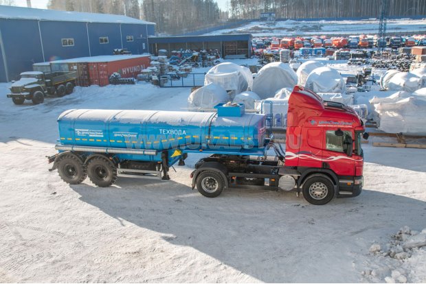 Полуприцеп цистерна для технической воды