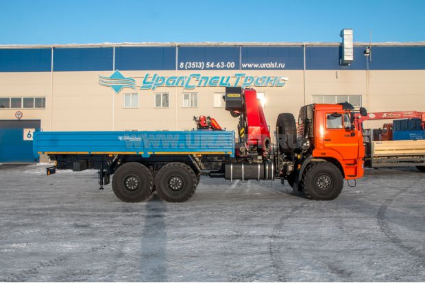 Бортовой с КМУ ИМ-320 УСТ 5453 Камаз 43118