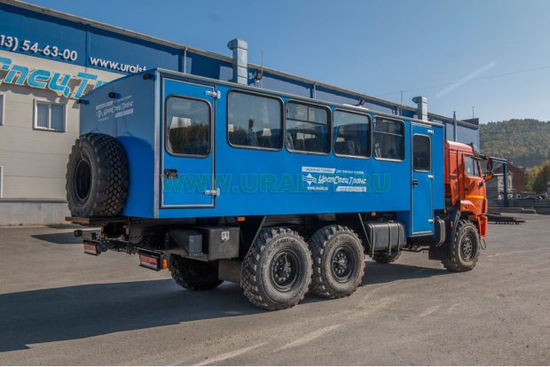 Автобус вахтовый 28+2 люкс УСТ 54535 Камаз 43118-50 сп.м