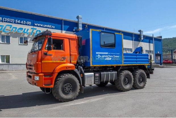 ГПА 6+2 откр. с КМУ ИМ-25 УСТ 5453 Камаз 43118