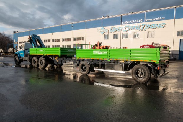 Автомобиль бортовой с КМУ ИМ-240 УСТ 5453 Урал NEXT 4320-72Е5Г38