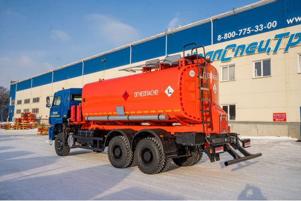 Автоцистерна для нефти АЦН-17Т УСТ 5453 Камаз 65224-53, термос, нерж, доработка под ДОПОГ
