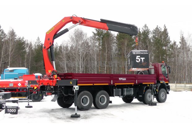 Бортовой автомобиль IVECO-AMT 733950 с КМУ Palfinger PK-32080 УСТ-5453