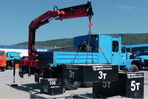 ГПА 3+2 мест открытый кузов Урал 4320-60М с КМУ Palfinger PK-15500 УСТ-5453