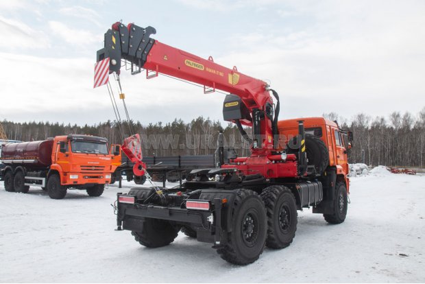 Седельный тягач с КМУ ИТ-180 (тросовый) УСТ 5453 Камаз 53504 (44108)
