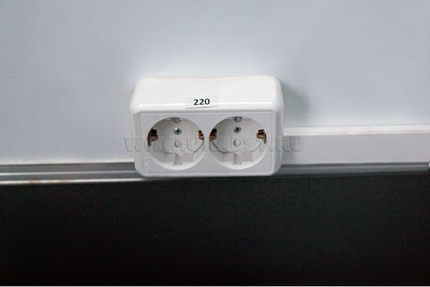 Розетки для подключения потребителей 220V