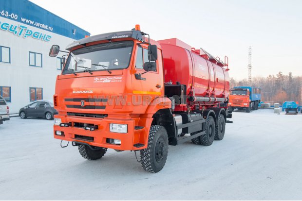 Автотопливозаправщик АТЗ-20 УСТ 54533Z Камаз 6522-53 доработка под ДОПОГ
