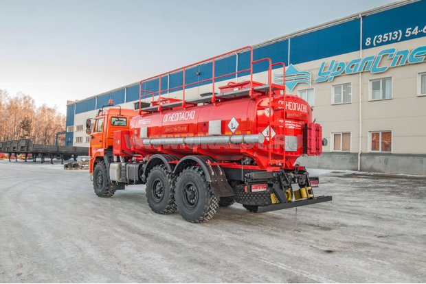 Автотопливозаправщик АТЗ-12-2Б УСТ 5453 Камаз 43118-50 нерж