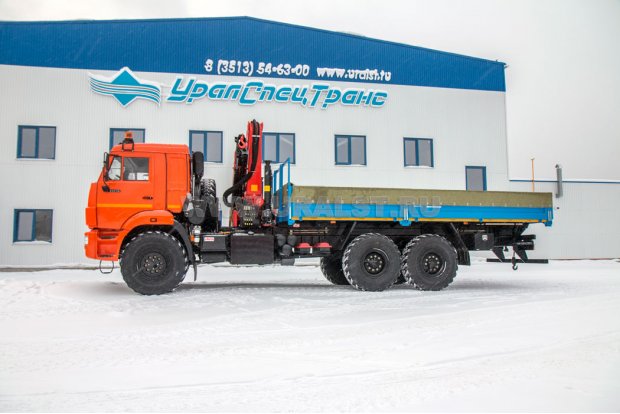 Бортовой автомобиль с КМУ Palfinger PK-23500А