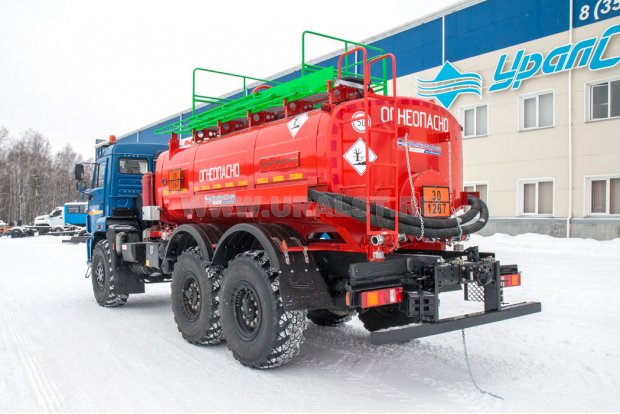 Автоцистерна АЦН-10 УСТ-5453 на шасси Камаз 43118-46