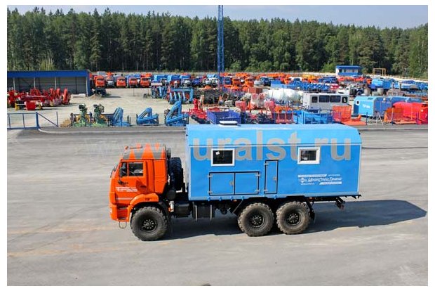Автофургон Камаз с КМУ
