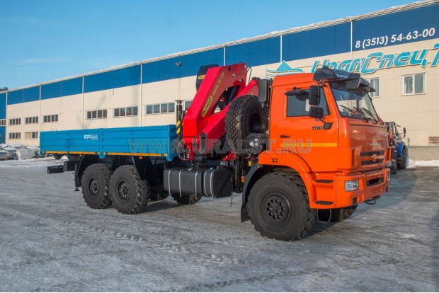 Бортовой с КМУ ИМ-320 УСТ 5453 Камаз 43118