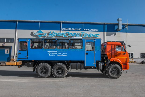 Автобус вахтовый 28+2 люкс УСТ 54535 Камаз 43118-50 сп.м