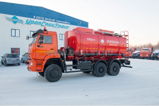Автотопливозаправщик АТЗ-20 УСТ 54533Z Камаз 6522-53 доработка под ДОПОГ