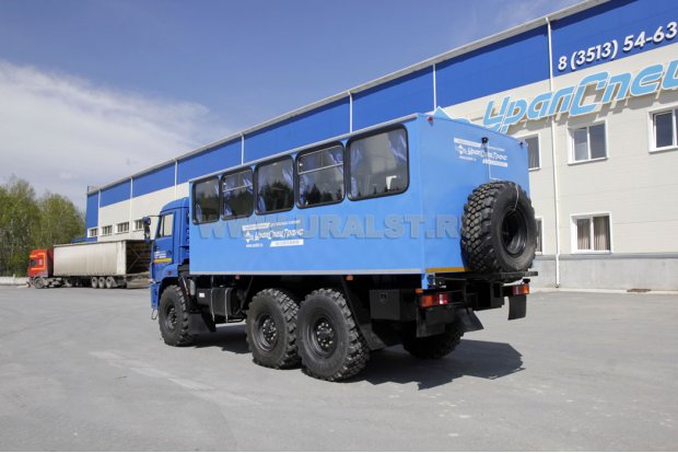 Автобус вахтовый 22+2 комфорт (нерж) УСТ 5453 Камаз 5350-66(D5)