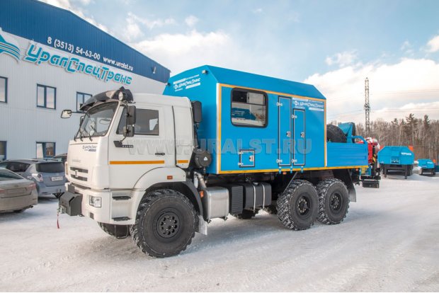 ПАРМ с КМУ ИМ-55 УСТ 5453 Камаз 43118-50