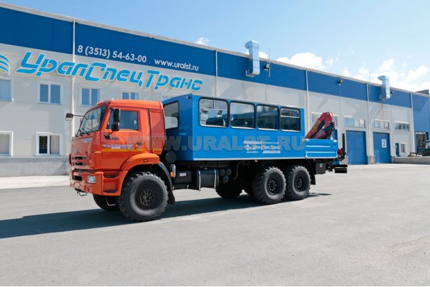 ГПА УСТ 54535 (16+2) КМУ PK-8500 Камаз 43118-50 сп.м