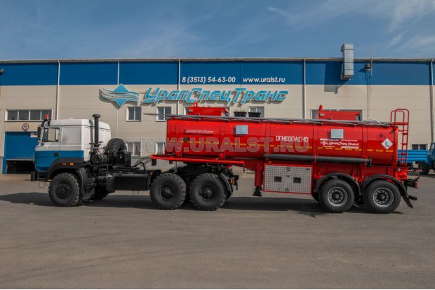 Полуприцеп цистерна ППЦ 22П-21-2Н УСТ 9465 рамная, насос