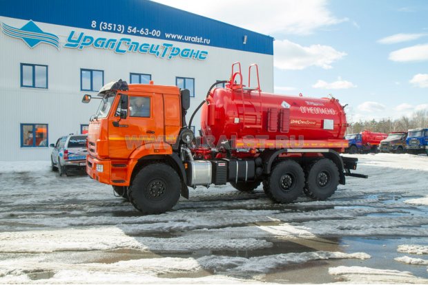 Автоцистерна вакуумная АКН-10-ОД КО УСТ 5453 Камаз 43118-50 сп.м.
