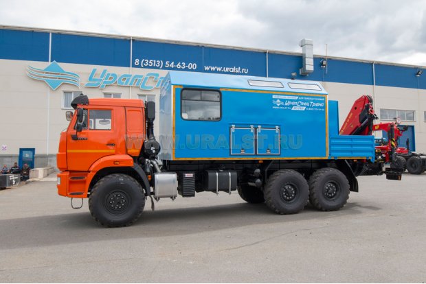 ПАРМ с КМУ ИМ-150N УСТ 5453 Камаз 43118-50 сп.м