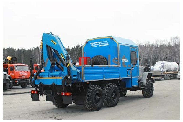 ТБМ с КМУ ИМ-150 УСТ 5453 Урал 4320-1951-60