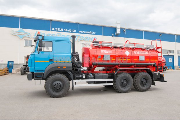 Автотопливозаправщик АТЗ-11-2 УСТ 5453 Урал 5557-4551-82 сп.м. доработка под ДОПОГ