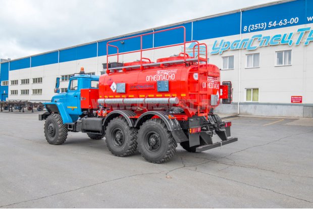 Автотопливозаправщик АТЗ-9-2Б УСТ 5453 Урал 5557-1151-60 доработка под ДОПОГ