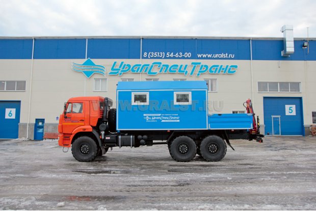 ТБМ с КМУ ИМ-20 УСТ 5453 Камаз 43118