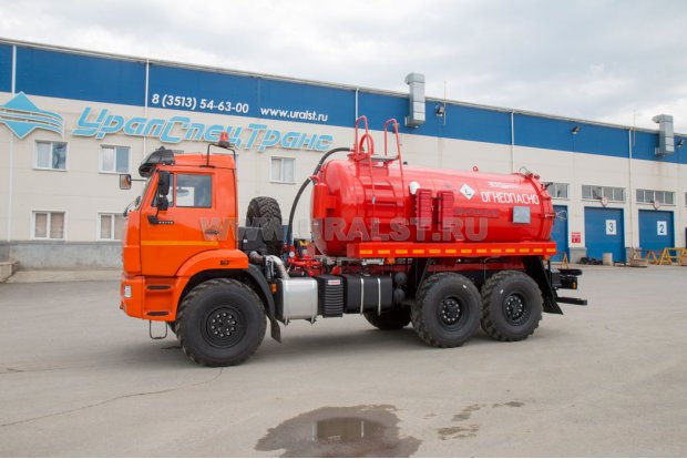 Автоцистерна вакуумная нефтепромысловая АКН-10-ОД КО УСТ 5453 Камаз 43118
