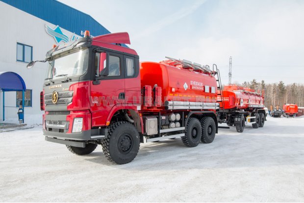 Автопоезд АТЗ-17-2 УСТ 5453, SHACMAN (ШАКМАН) SX32586T385 6х6, 315/80R22,5 и ПЦ 17-34-2