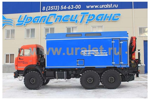 МРМ с КМУ PK-8500А УСТ 5453 Камаз 43118