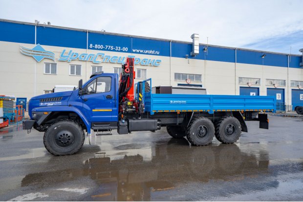Бортовой автомобиль с КМУ ИМ-150N УСТ 5453 Урал NEXT 4320-6952-72Е5И06М33