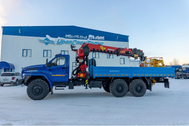 Бортовой с КМУ ИТ-200 (тросовый,люлька, бур) УСТ 5453 Урал NEXT 4320-6951-72