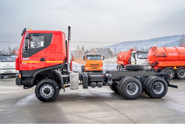 Шасси АМТ N.V. 632910 (6х6) шины 315/80R22.5 для изготовления спецтехники